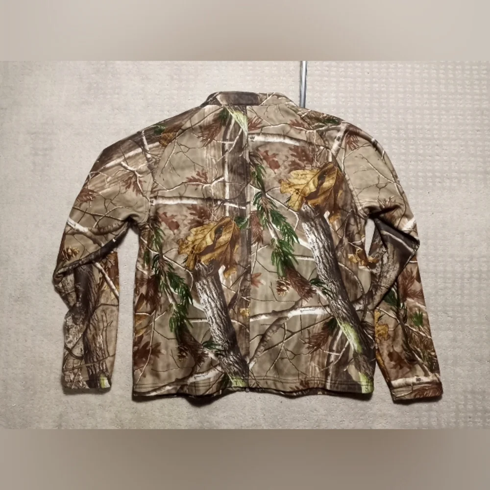 Scent Lok Full Season Base Layer Realtree Fleece Camo Jacket Mens Size Large - Picture 16 of 16